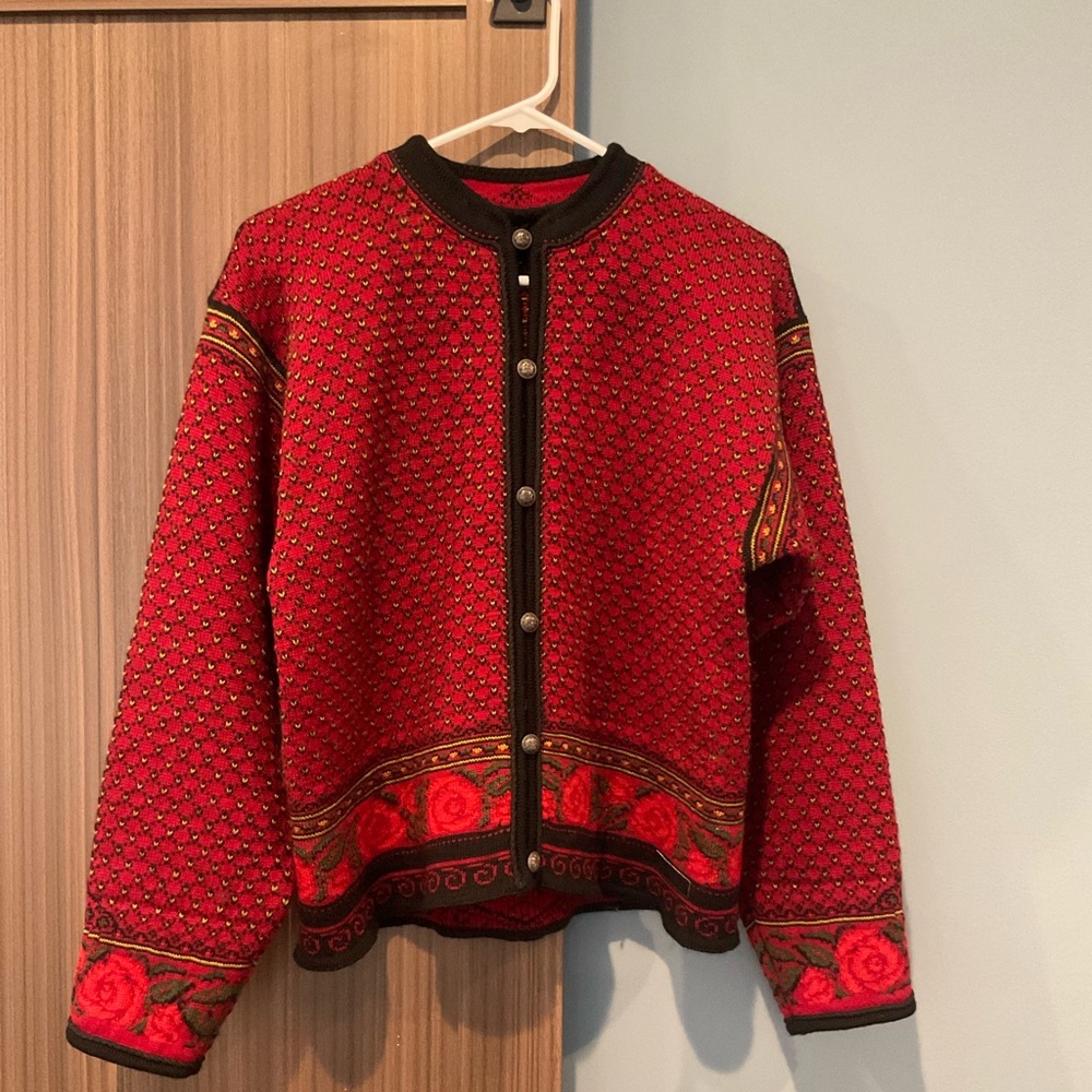Vintage Dale of Norway Wool Button-down Sweater (or Jacket!)